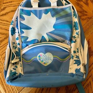 Blue and White Maplelea Backpack
